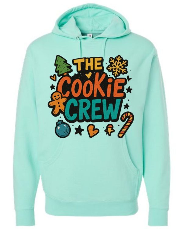The Cookie Crew Christmas Graphic Hoodie - Light Green
