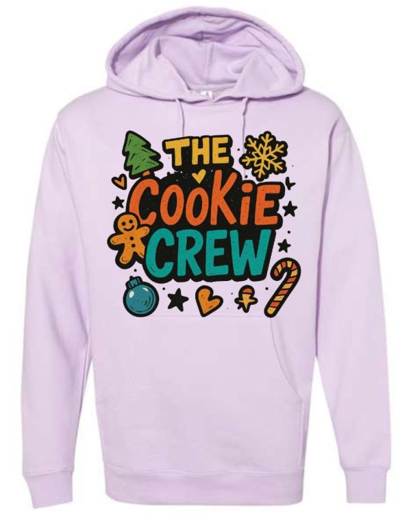 The Cookie Crew Christmas Graphic Hoodie - Light Purple