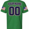 USA Team Style Custom Jersey Tee - Green