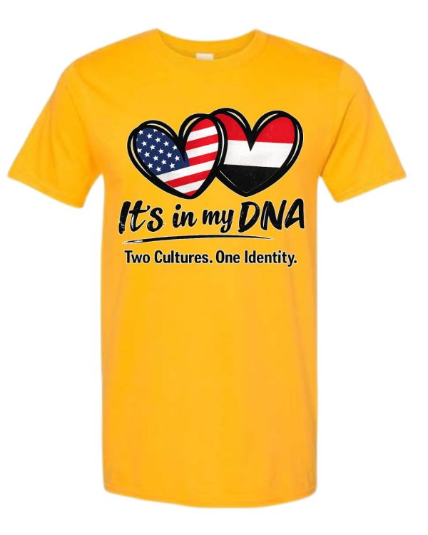 USA & Yemen DNA Heritage Tee
