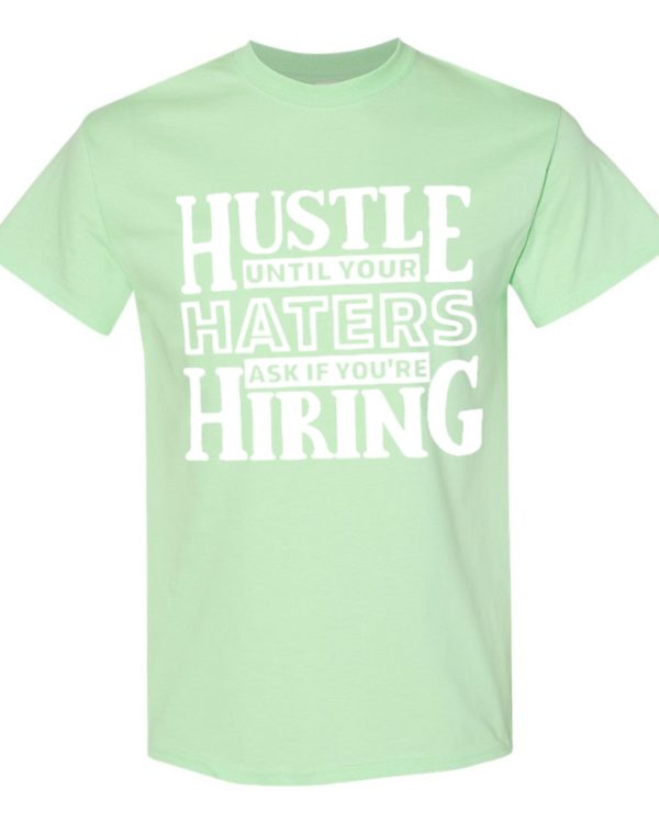 Hustle Hard Graphic Tee – Motivational Streetwear T-Shirt