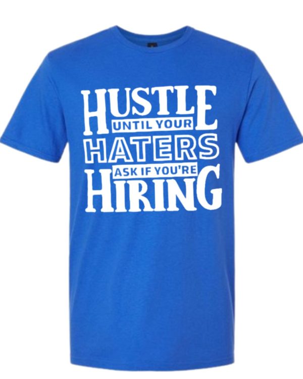 Hustle Hard Graphic Tee – Motivational Streetwear T-Shirt