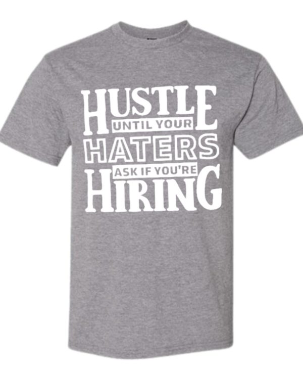 Hustle Hard Graphic Tee – Motivational Streetwear T-Shirt
