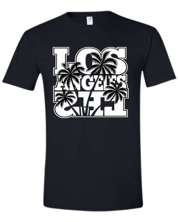Los Angeles Palm Tree Graphic T-Shirt