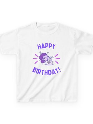 Kids Happy Birthday Cute Graphic Tee
