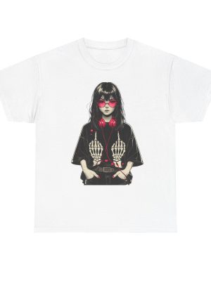 Dark Angel Skeleton Hands Graphic Tee