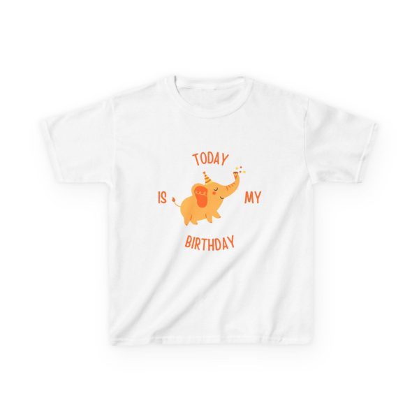 Birthday Elephant Kids Graphic Tee