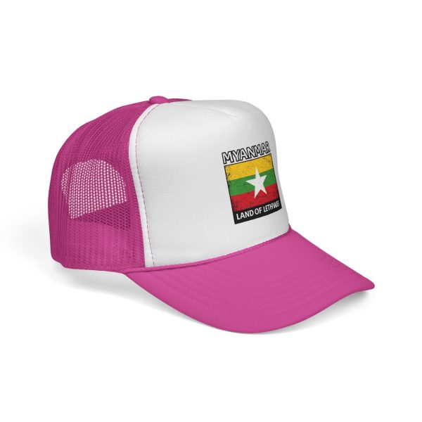 Myanmar Flag Trucker Hat