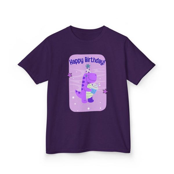 Kids Birthday Dinosaur Graphic Tee