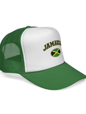 Jamaica Flag Graphic Trucker Hat