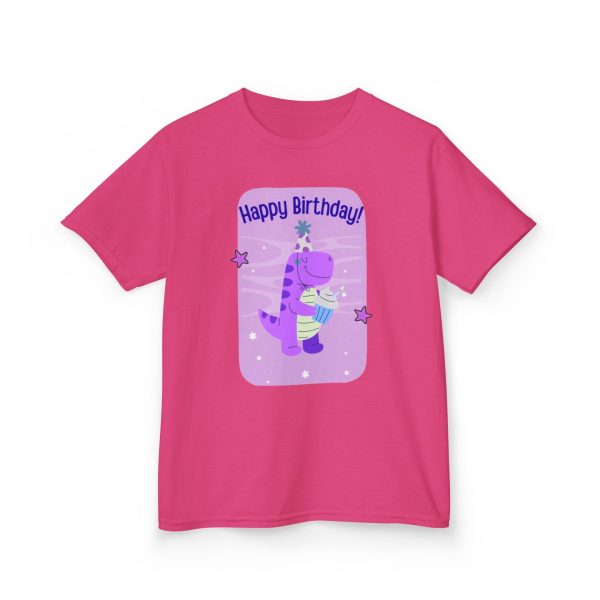 Kids Birthday Dinosaur Graphic Tee