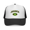 Jamaica Flag Graphic Trucker Hat