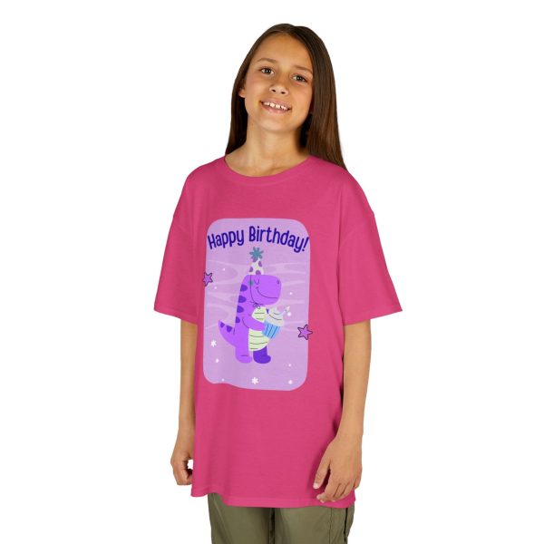 Kids Birthday Dinosaur Graphic Tee