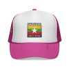 Myanmar Flag Trucker Hat