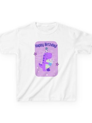 Kids Birthday Dinosaur Tee