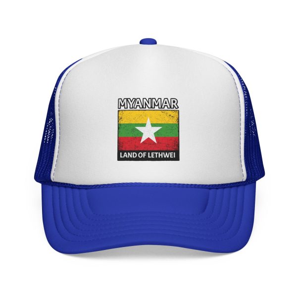 Myanmar Flag Trucker Hat
