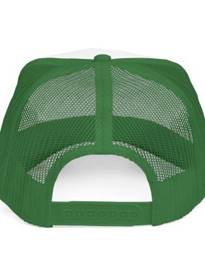 Outta Office Trucker Cap - Retro Green Mesh Hat