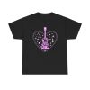 Pink Guitar Heart Graphic Tee