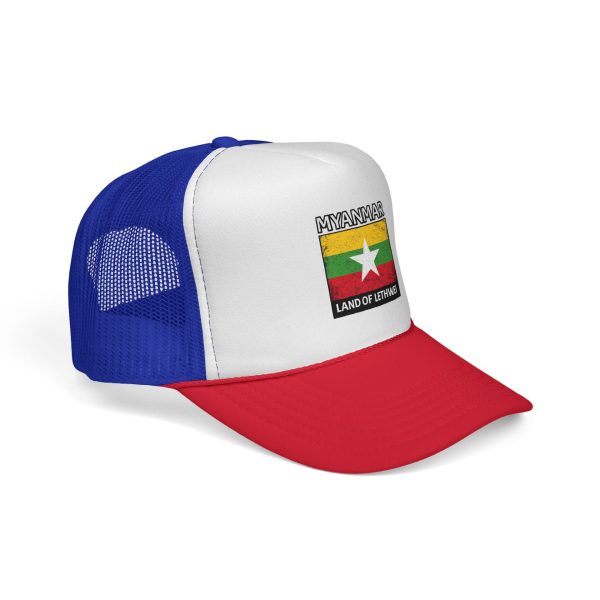 Myanmar Flag Trucker Hat