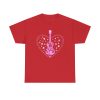 Pink Guitar Heart Graphic Tee
