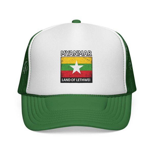 Myanmar Flag Trucker Hat