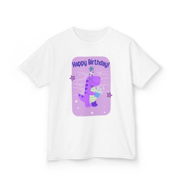 Kids Birthday Dinosaur Graphic Tee