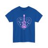 Pink Guitar Heart Graphic Tee