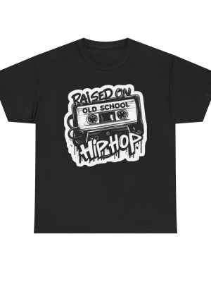 Raised On Old School Hip Hop Graphic Tee
