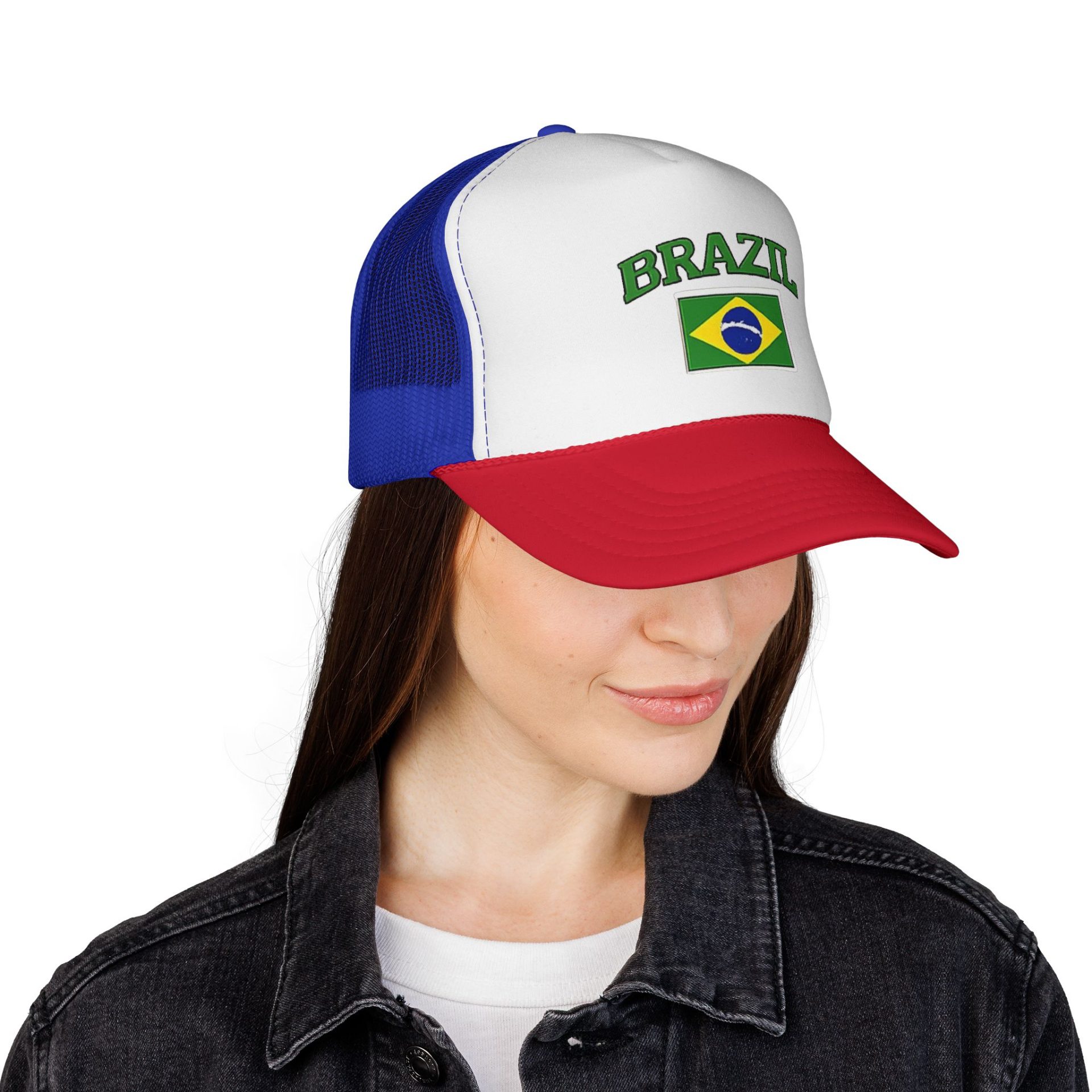 Brazil Flag Trucker Hat - Image 24