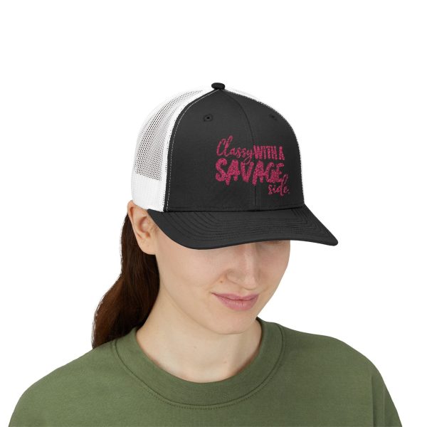 9883474811374402246_2048-1.jpeg Classy With a Savage Side Snapback Trucker Hat