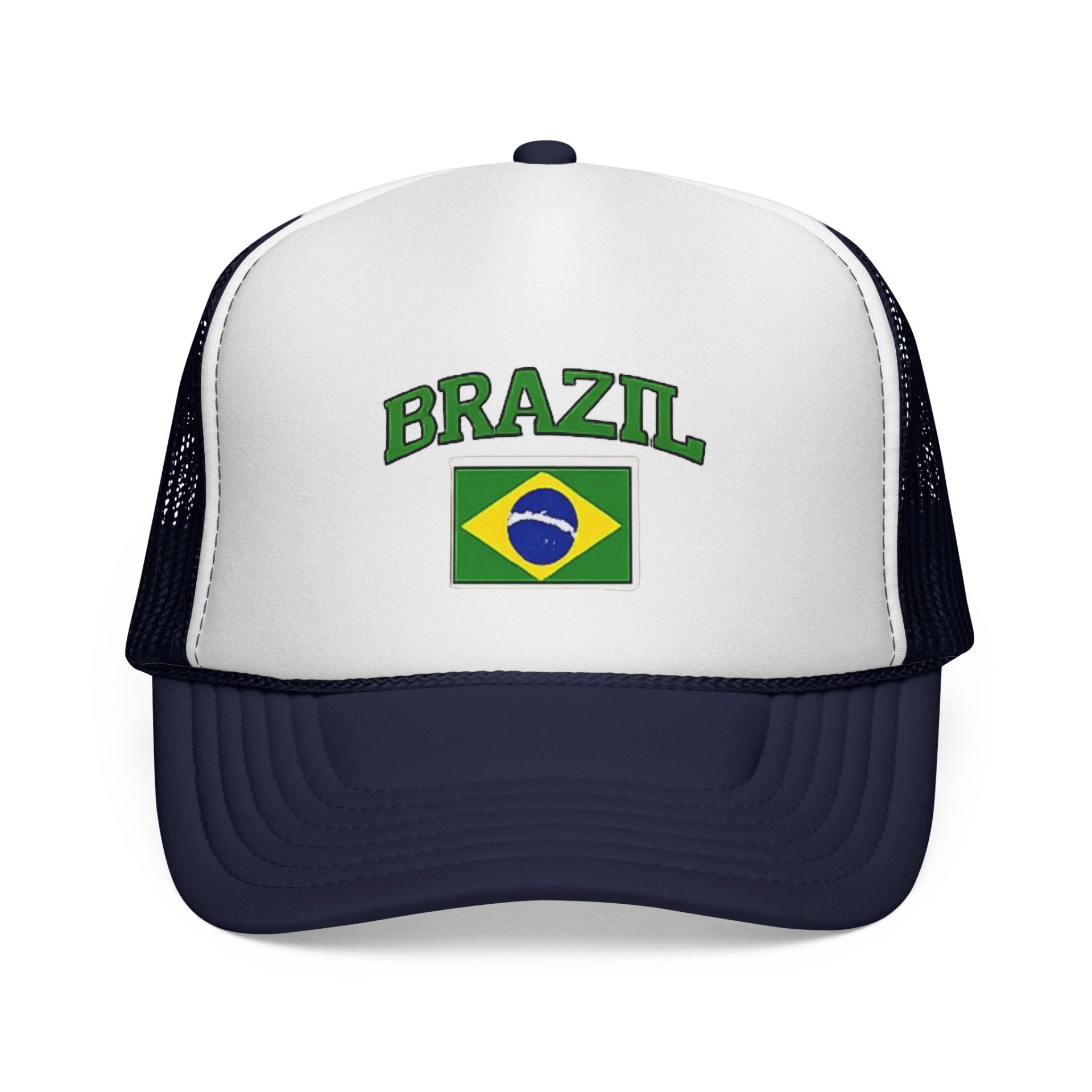 Brazil Flag Trucker Hat - Image 13