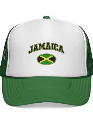 Jamaica Flag Graphic Trucker Hat
