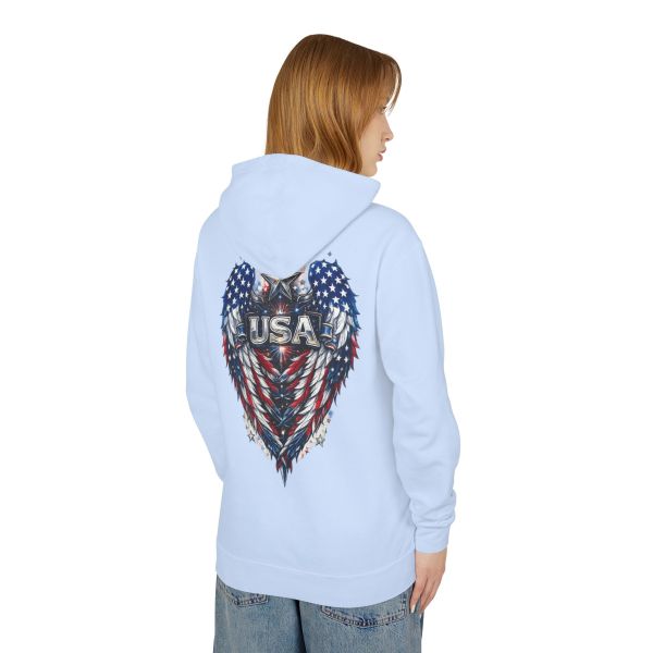 USA Freedom Eagle Graphic Hoodie