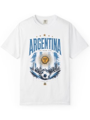 Argentina Pride Football Spirit Graphic Tee