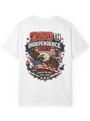 America 250th Independence Day Eagle Graphic Tee