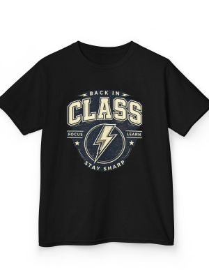Back in Class Lightning Bolt Kids Graphic Tee