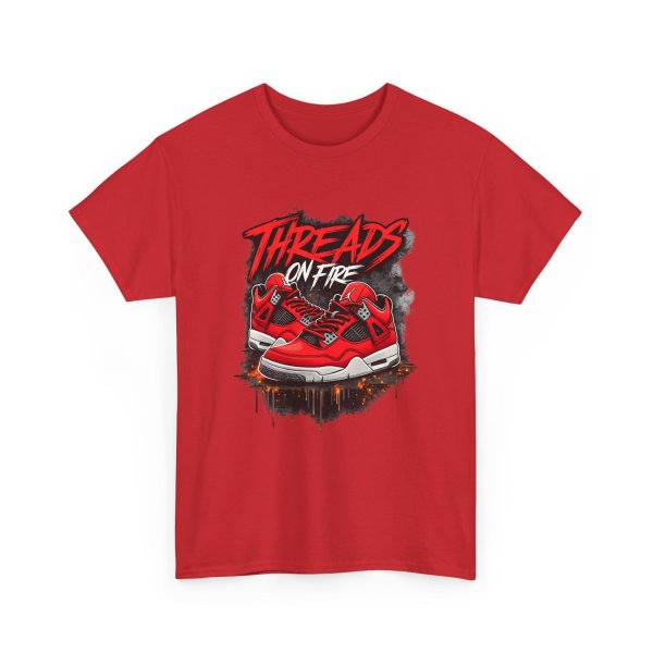 Threads on Fire Sneaker Graphic Tee