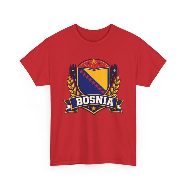 Bosnia Heritage Crest Graphic Tee
