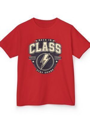 Back in Class Lightning Bolt Kids Graphic Tee