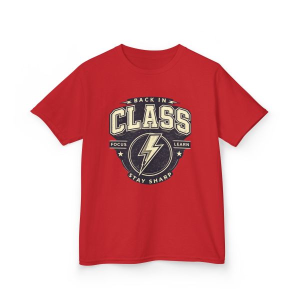 Back in Class Lightning Bolt Kids Graphic Tee