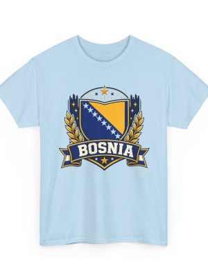 Bosnia Heritage Crest Graphic Tee
