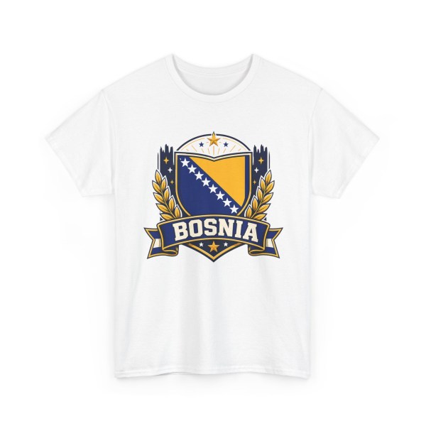 Bosnia Heritage Crest Graphic Tee