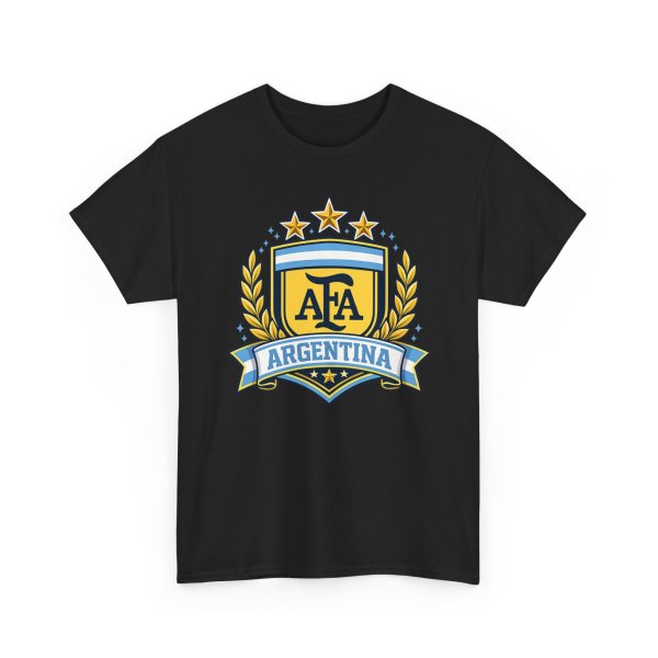 Argentina Football Pride Graphic Tee - Black