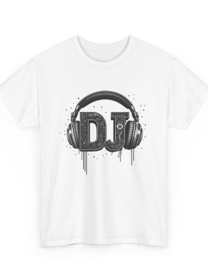 DJ Headphones Graphic Tee