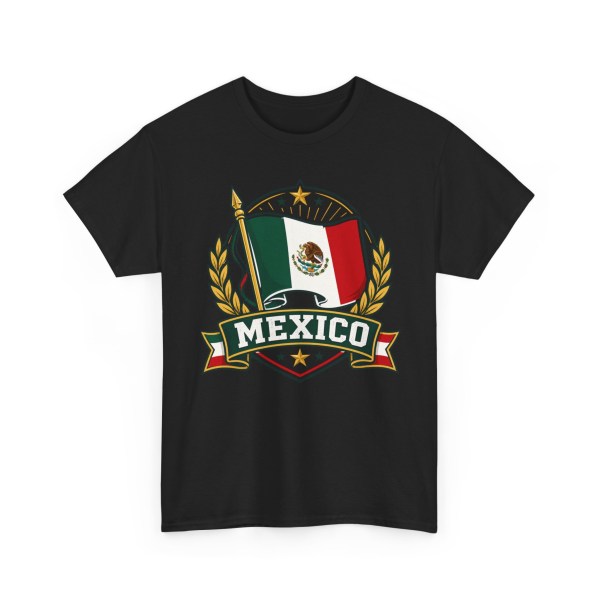 Mexico Heritage Crest Graphic Tee - Black