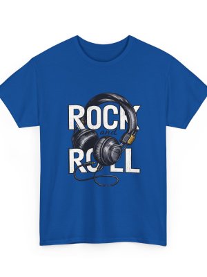 Rock & Roll Headphones Graphic Tee