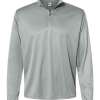Men's Quarter-Zip Pullover - Silver Men's Quarter-Zip Pullover - Silver