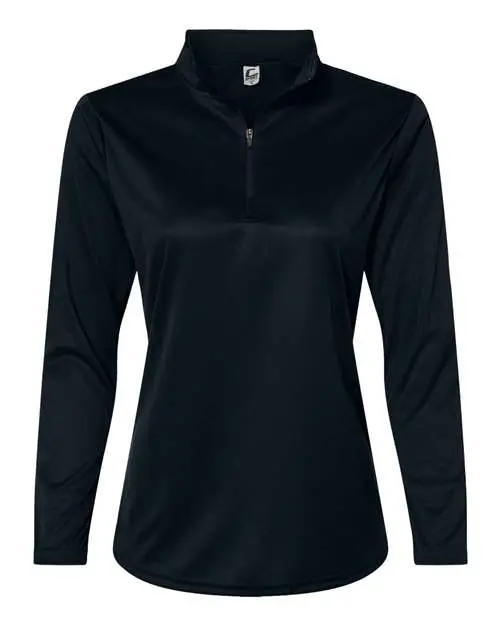 Women's Quarter-Zip Pullover - Black Women's Quarter-Zip Pullover - Black