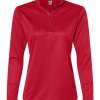 Women's Quarter-Zip Pullover - Red Women's Quarter-Zip Pullover - Red