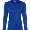 Women's Quarter-Zip Pullover - Royal Women's Quarter-Zip Pullover - Royal